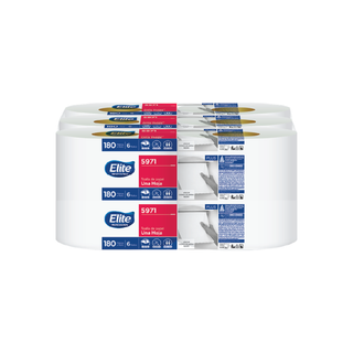 Toalla en Rollo marca Elite Pro Hoja Sencilla 180 m