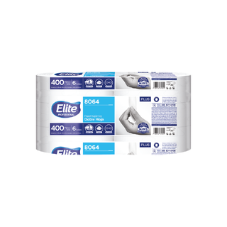 Papel Higiénico Jumbo marca Elite Pro HD400 Bobina Gofrado