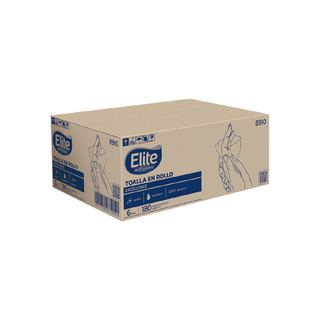Toalla en Rollo Excellence marca Elite Pro Hoja Sencilla 180 m USA 2849 2863 2887 2993 3013 3037