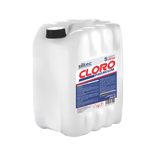 Cloro 5 Lts Siltec Premium Blanqueador Muiltiusos, Desinfecta Y Blanquea
