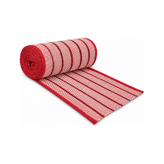 Jerga 50 Cms Roja Por Metro Ribeteada.