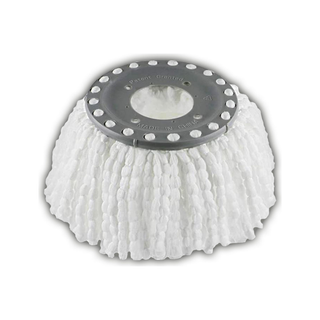 Repuesto marca Dust Mop de Microfibra para Magic Bucket USA E-010V color Blanco