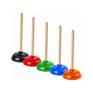 Bomba Fly Para W.C. Varios Colores Con Baston De Madera
