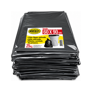 Bolsa Negra Hercules 60X90 Cms Bulto 25 Kgs Calidad Primera