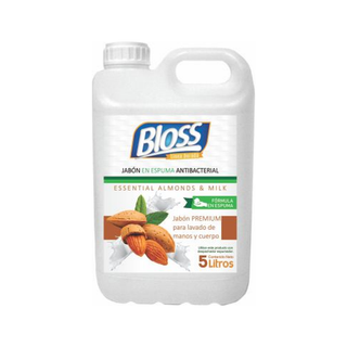 Bloss Jabon En Espuma 5 Lts Almonds & Milk Linea Dorada