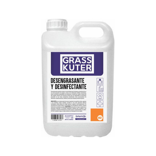 Grass Kuter 5 Lts Desengrasante Y Desinfectante Alto Poder Alto Desempeño