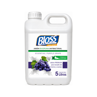 Bloss Jabon En Espuma 5 Lts Purple Grape Linea Dorada