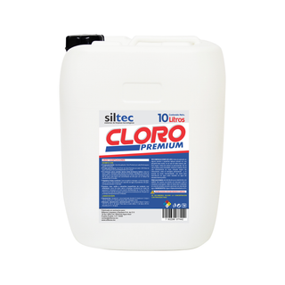 Cloro 10 Lts Siltec Premium Blanqueador Muiltiusos, Desinfecta Y Blanquea
