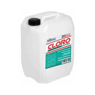 Cloro 20 Lts Siltec Ultra Blanqueador Muiltiusos, Desinfecta Y Blanquea