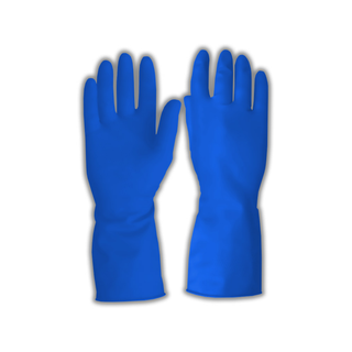 Guante Multieconómico Satinado marca Vitex No.8 1 par color Azul