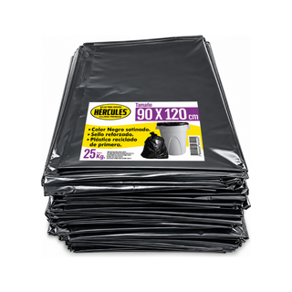 Bolsa Negra Hercules 50X70 Cms Bulto 25 Kg Calidad Primera
