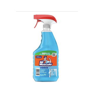 Limpiavidrios marca Mr. Músculo 650 ml con Atomizador