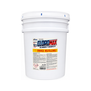 Cubeta Cloromax Blaquea Y Desinfecta De 19.5 Litros