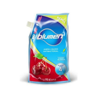 Jabón Líquido para Manos marca Blumen Cherry Blossom 1050 ml Pouch