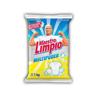 Detergente marca Maestro Limpio 1 kg