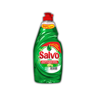 Lavatrastes Líquido marca Salvo Aroma Limón 900 ml