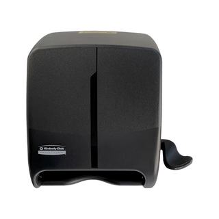Despachador de Toalla en Rollo Palanca marca Kimberly Clark USA 92257 92221 92244 color Negro