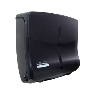 Despachador de Toalla Interdoblada Una por Una marca Kimberly Clark 29.05x28.73x6.51 cm color Humo