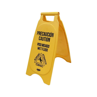 Letrero de Precaución Tipo Tijera marca Sablón Piso Mojado