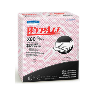 Wiper Wypall X80 Plus Food Service 35.5x33.5 cm