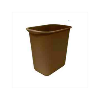 Cesto Rectangular marca Sablón 13 L sin Asas color Café
