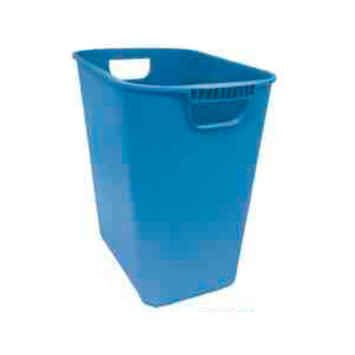 Cesto Jumbo Rectangular marca Sablón 26 L con Asas sin Tapa color Azul