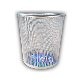 Cesto marca Sablón de Malla Redondo 12.5 L sin Asas color Gris