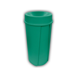 Cesto marca Sablón 80 L Tapa Tipo Embudo color Verde