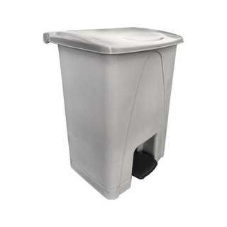 Cesto marca Sablón de Pedal 80 L con Tapa color Gris