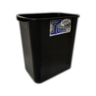 Cesto Jumbo Rectangular marca Sablón 26 L sin Asas color Negro