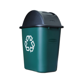 Tapa Wastebasket Swing Top marca Rubbermaid FG306600 para Bote FG295600 color Negro