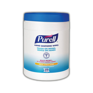 Toallitas Sanitizantes marca Purell 270 pz