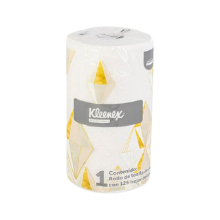 Servitoalla Jumbo marca Kleenex 125 Hojas Doble Rollo