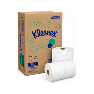 Toalla en Rollo Ultra Antibacterial marca Kleenex 160 m 20 cm USA 9994 9620 92731 Autocorte 92278 Acero Inox