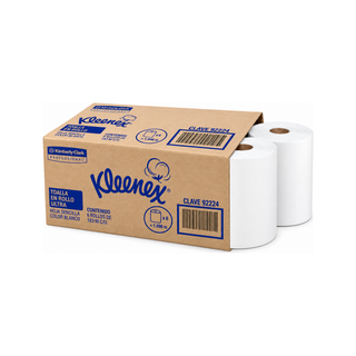 Toalla en Rollo Ultra marca Kleenex 183 m 20 cm USA 9994 9620 92731 Autocorte 92278 Acero Inox