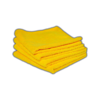 Paño marca Siltec de Microfibra Ultra Afelpado 40x40 cm color Amarillo