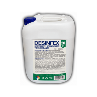 Desinfex Detergente Desinfectante Y Aromatizante Green And Clean Envase 20 Lts