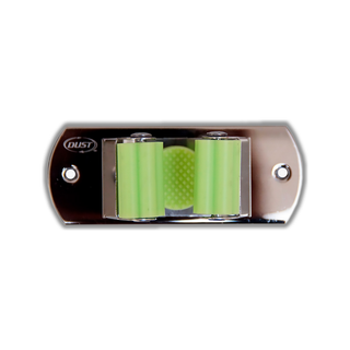 Colgador marca Dust 1 Espacio Acero Inoxidable y Polietileno color Verde