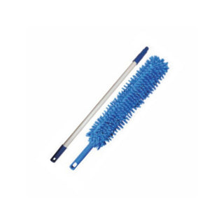 Sacudidor marca Dust de Microfibra con Bastón Plegable 66x40 cm color Azul
