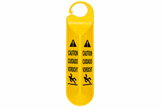 Hanging Safety Sign Rubbermaid