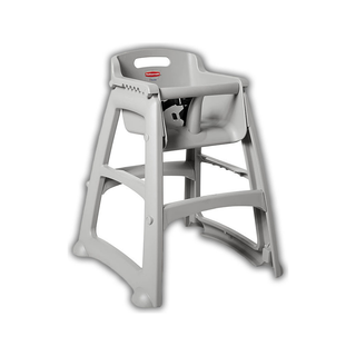 Silla para Bebé marca Rubbermaid USA Charola FG7815 FG781408PLAT color Gris