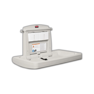 Cambiador Horizontal marca Rubbermaid Sturdy Station II USA FG781888LPLAT
