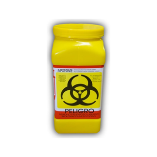 Recolector RPBI para Líquidos 3 L Polipropileno color Amarillo