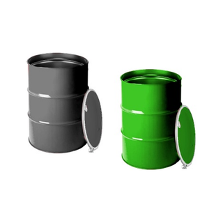 Tambo marca Siltec de Metal 200 L
