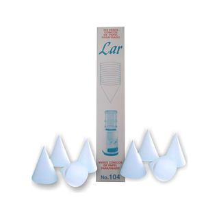 Vaso Cónico Parafinado No.104 - Cajilla con 250 pz